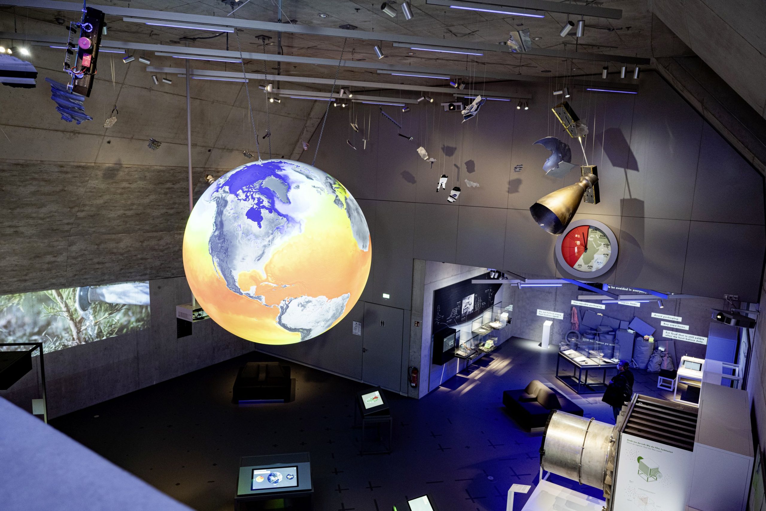 Das "Zukunftsmuseum": Die Themen des Museums vermittelt zum Beispiel anhand von Videokunst die Welt von morgen.